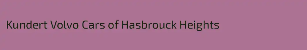 Kundert Volvo Cars of Hasbrouck Heights